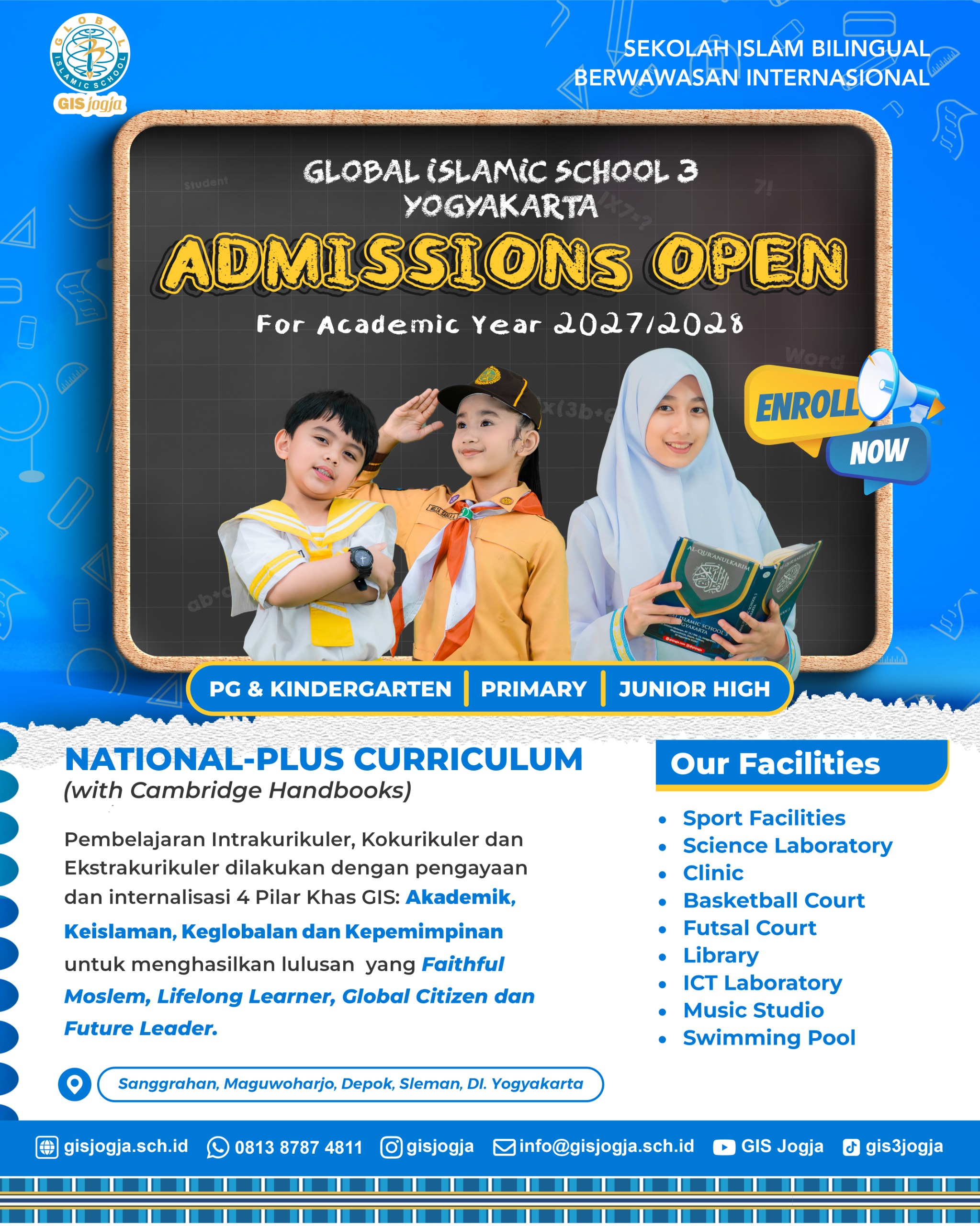 SPMB Global Islamic School 3 Jogja 2027/2028